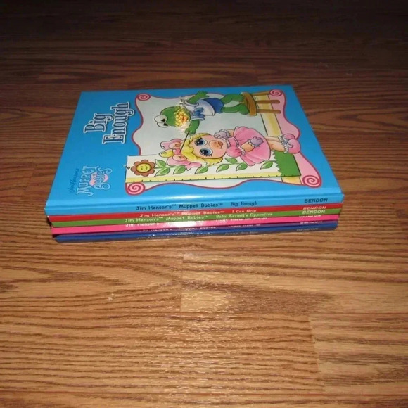 Jim Henson MUPPET BABIES Set of 6 Books~Big Enough, I Can Help, Bean’s Boo-Boo+ - Picture 3 of 4
